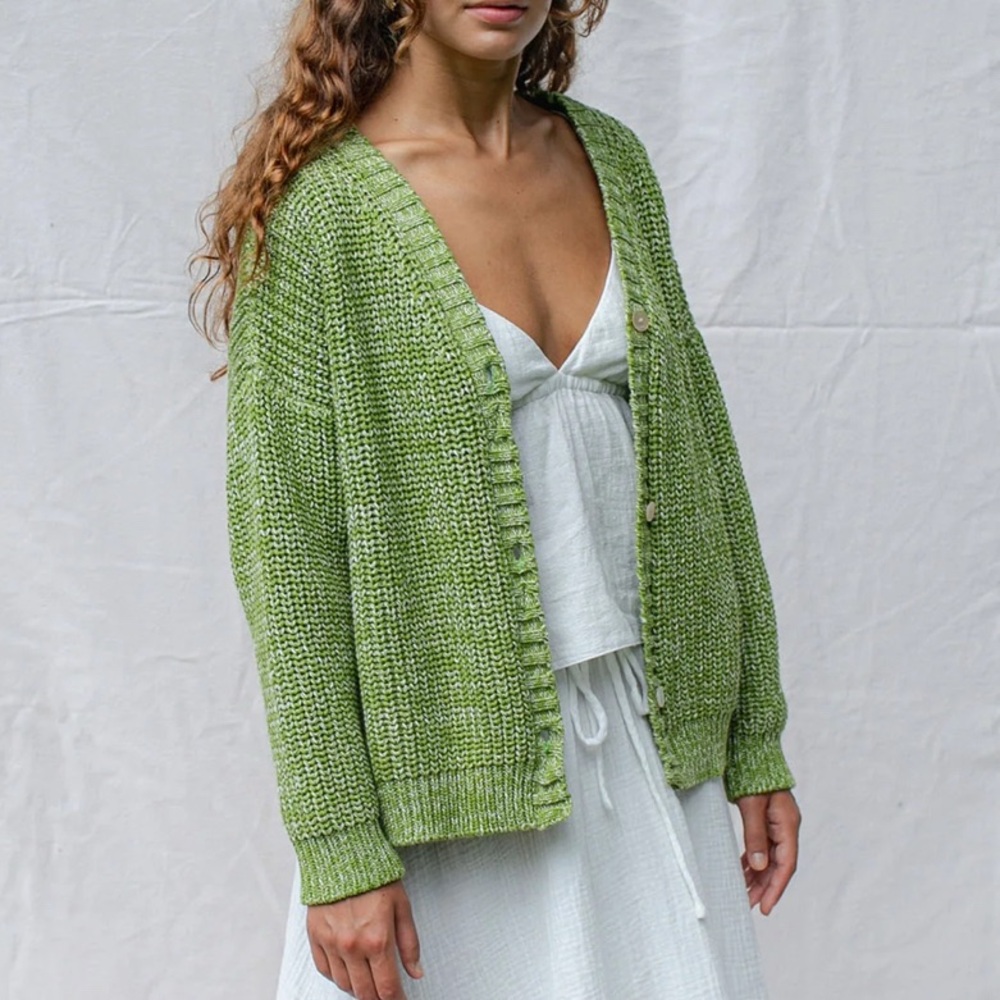 Indigo Luna Helga Cardigan Kiwi